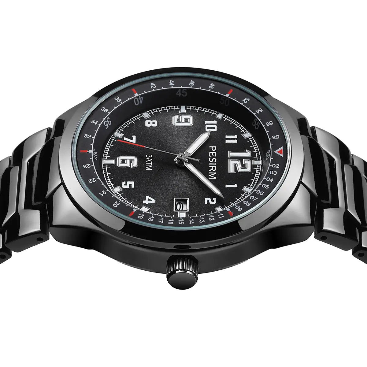 Men Quartz Watch – Water-Resistant Steel Case for Daily Use