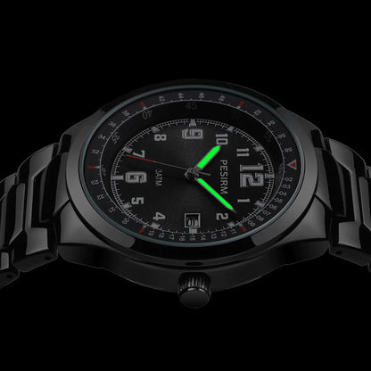 Men Quartz Watch – Water-Resistant Steel Case for Daily Use