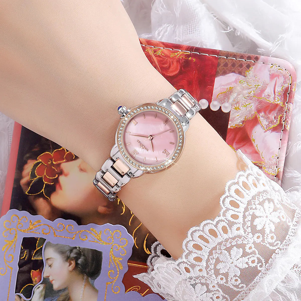 Women Quartz Watch – Lightweight Design with Slim Case