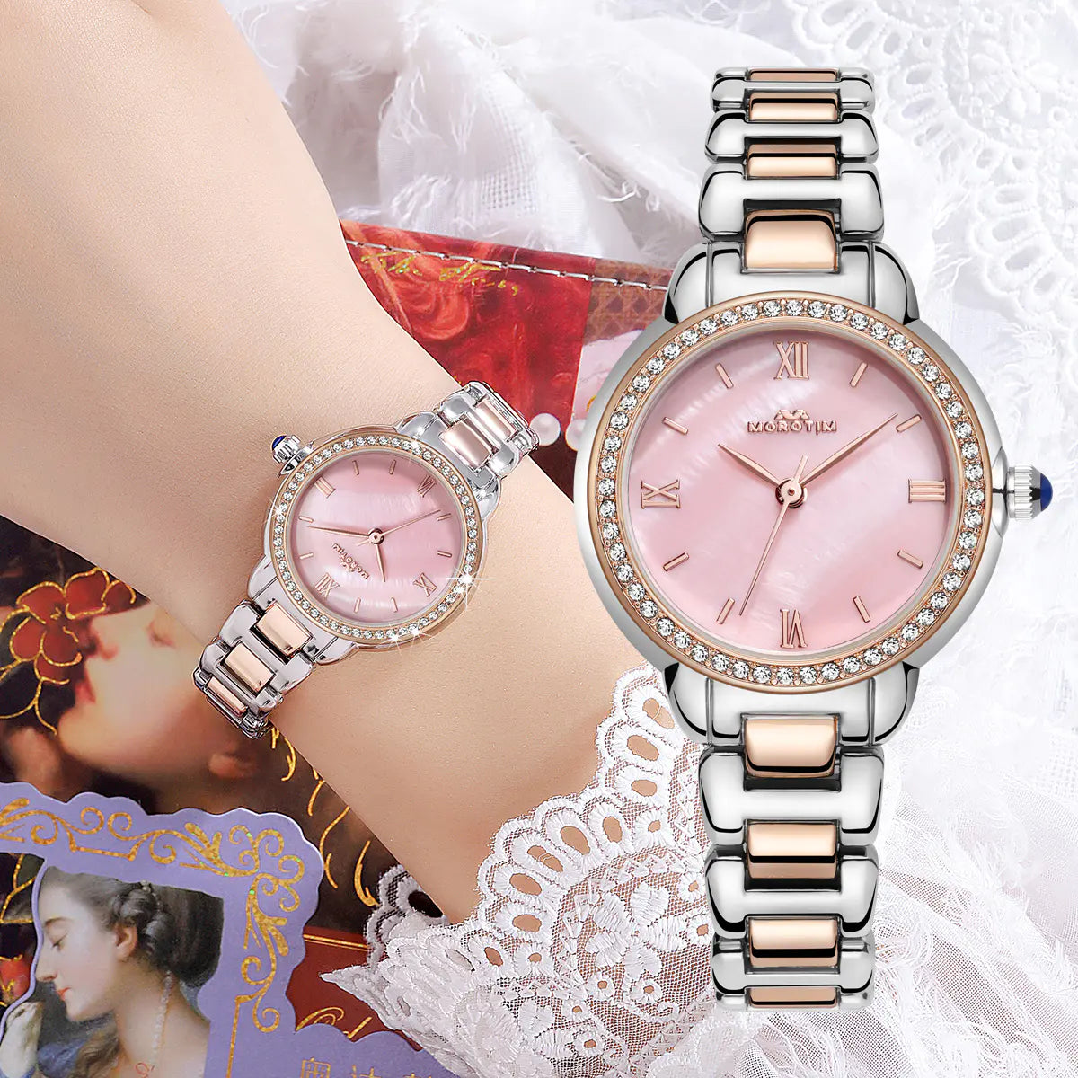 Women Quartz Watch – Lightweight Design with Slim Case
