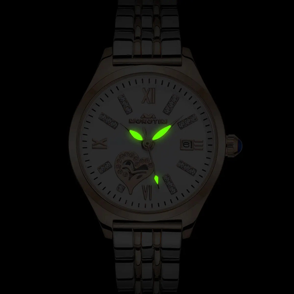 Women Quartz Watch – Stainless Steel Case for Daily Use