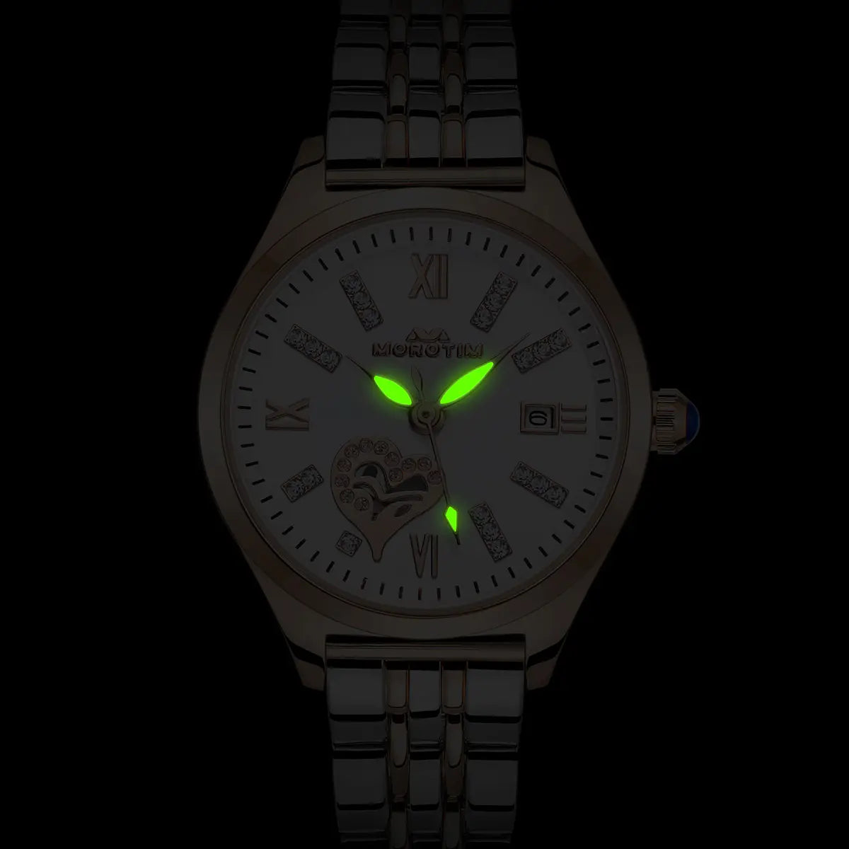 Women Quartz Watch – Stainless Steel Case for Daily Use