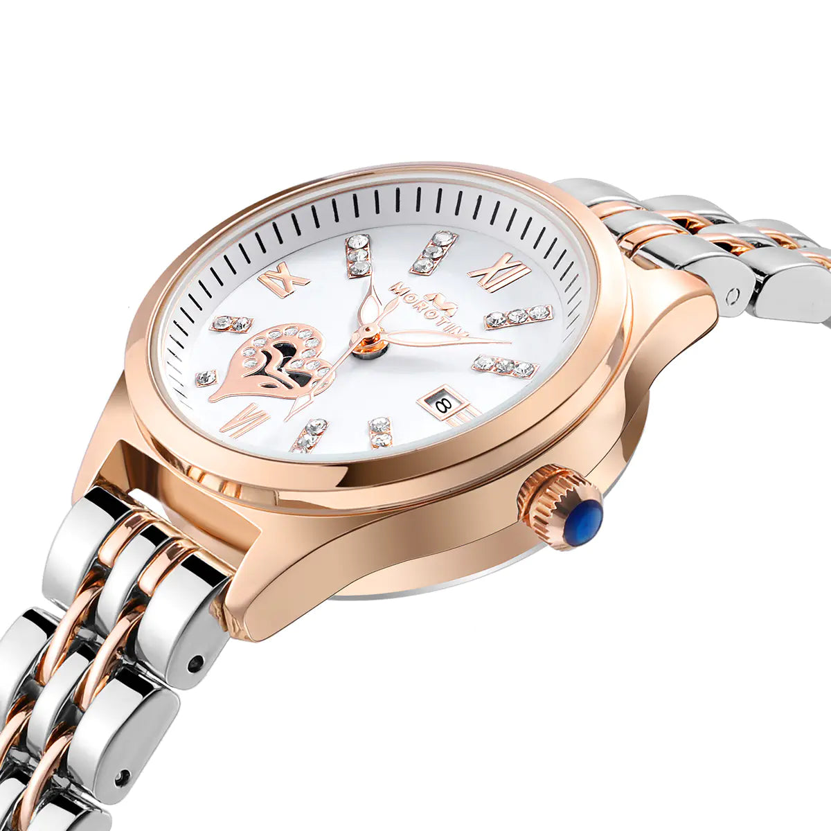 Women Quartz Watch – Stainless Steel Case for Daily Use