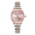 Morotim Women Classic Quartz Watch - Stainless Steel Fashion Waterproof Wristwatch Pink Dail